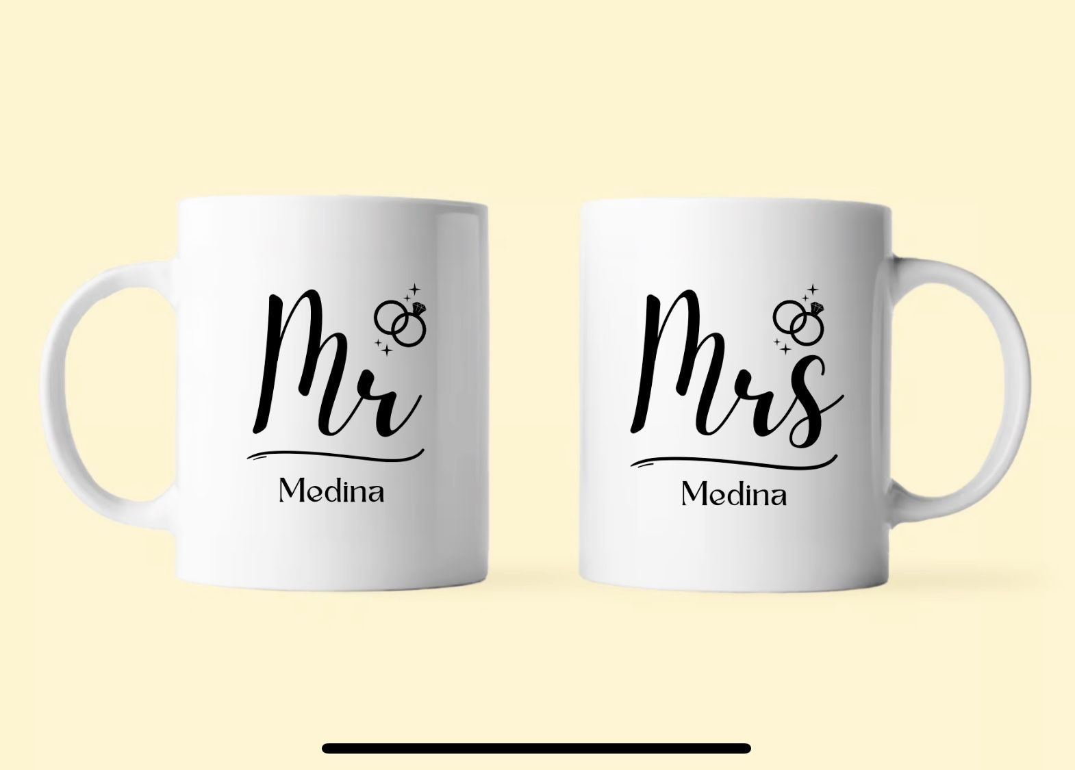 Personalized Couple Mugs . Custom Designs