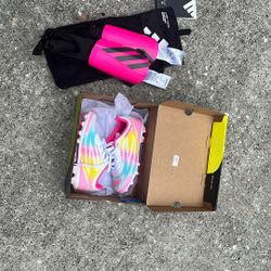 Girls Soccer Cleats And Shin Guards