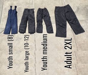 Snow Pants And Boots