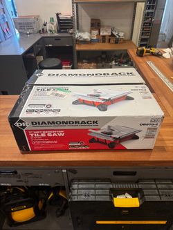 Tile Saw 7in Wet BenchTop Tile Saw