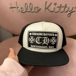 Black And White Chrome Hears Trucker Hat 