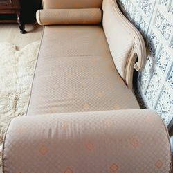 Vintage Fancy Recamier Chaise Lounger Bedroom Sofa, Delivery