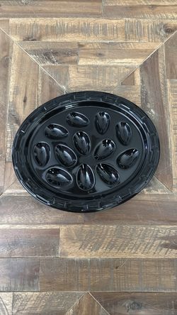 Longaberger egg platter