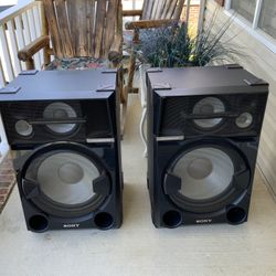 Sony SHAKE-77 Speaker Set. Sound Great. * SPEAKERS ONLY *