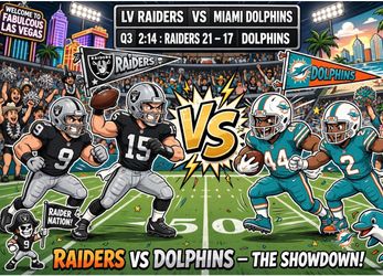 Opening Game Sunday September 13th 1:25 pm 2 Tix available Raiders vs Dolphins section 432 Row 6 seats 24-25 $280 each no extra Fees