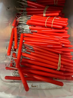 Lace loom hook needle