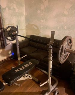 Weights,Bench And Rack