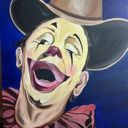Original oil Painting - Last Laugh In The West 30x40
