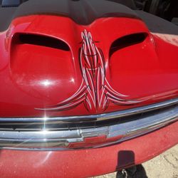 Chevy hood and bumper
