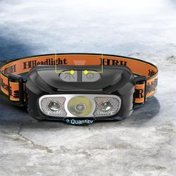 Free gift with purchase of LED Dual Sensor Light Adjustable Angle Headband