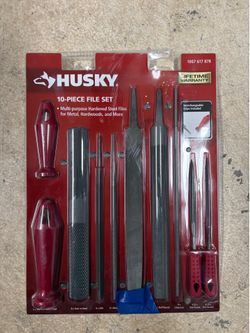 Huskey 10 piece file set