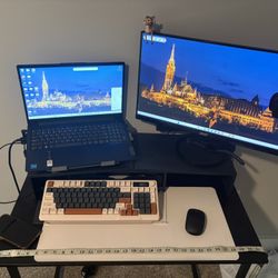 Ikea Black Computer Desk ONLY * Size 32L X 20W X 29H 