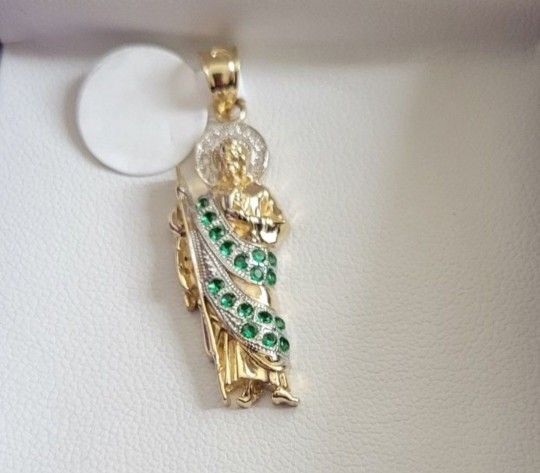14 K GOLD  SAN  JUDAS  PENDANT 