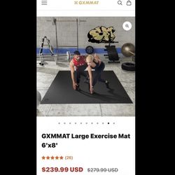 Large 6x8 Gym mat brand new!