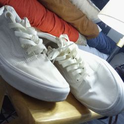White Vans sz 9.5