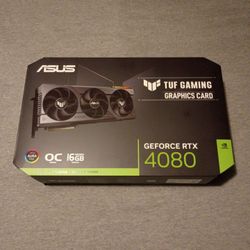 Asus Tuff G-Force RTXGraphics card 4080