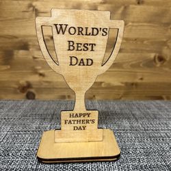 Father’s Day Gift Trophy With Card Holder