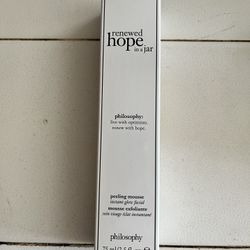 PHILOSOPHY  RENEWED HOPE IN A JAR PEELING MOUSSE 2.5 OZ 