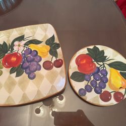 Grape Platter & Pot Holder  