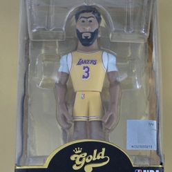 2021 FUNKO POP! GOLD FEATURING ANTHONY DAVIS (LA LAKERS) *YELLOW JERSEY*
