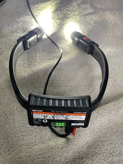 Used Braun LED neck Light Tool 290 Lumen USB C rechargeable Flashlight Mechanic Electrician HVAC Lithium Battery