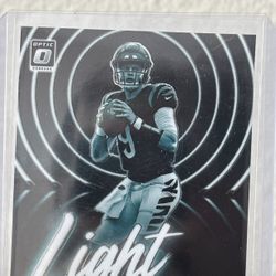 2022 Donruss Optic Joe Burrow “light It Up” 
