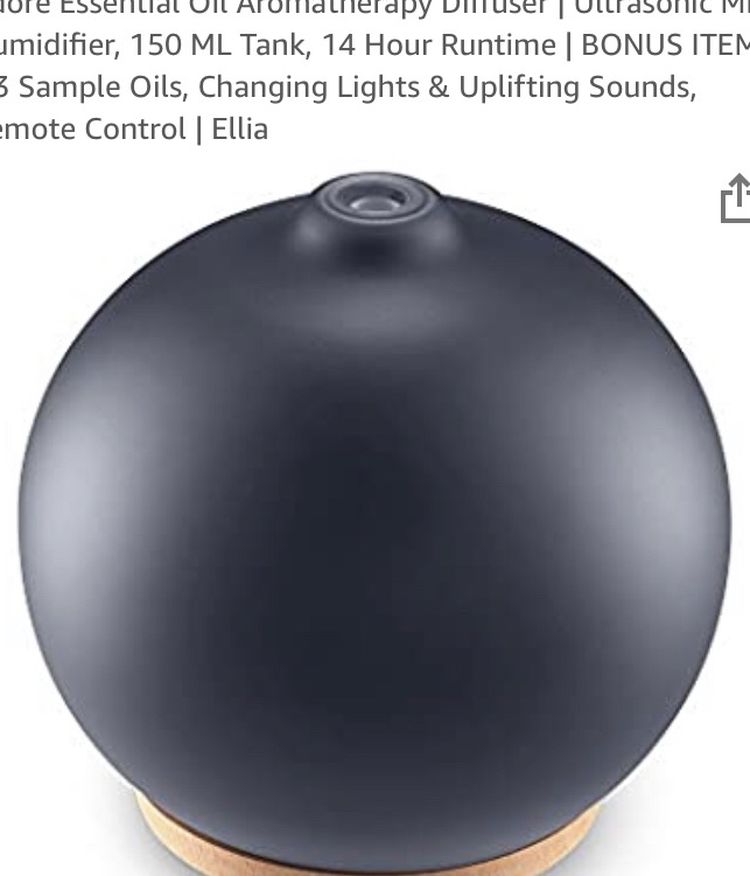 Ellia Adore Essential Oil Diffuser With Sound And Lights