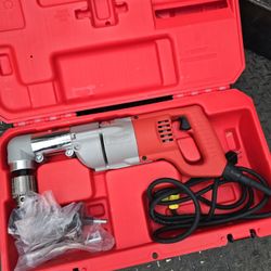 Milwaukee 7 Amp Corded 1/2 in. Corded Right-Angle Drill Kit with Hard Case
