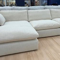 OM• $38 Initial • Brand New Living Room Sectional With Chaise 