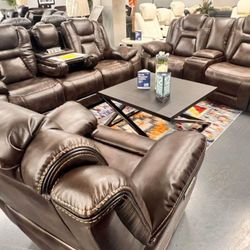 Brand New Power Reclining Livingroom Furniture Sectional Couches Sofa Furniture 🛋 Only $49 Down