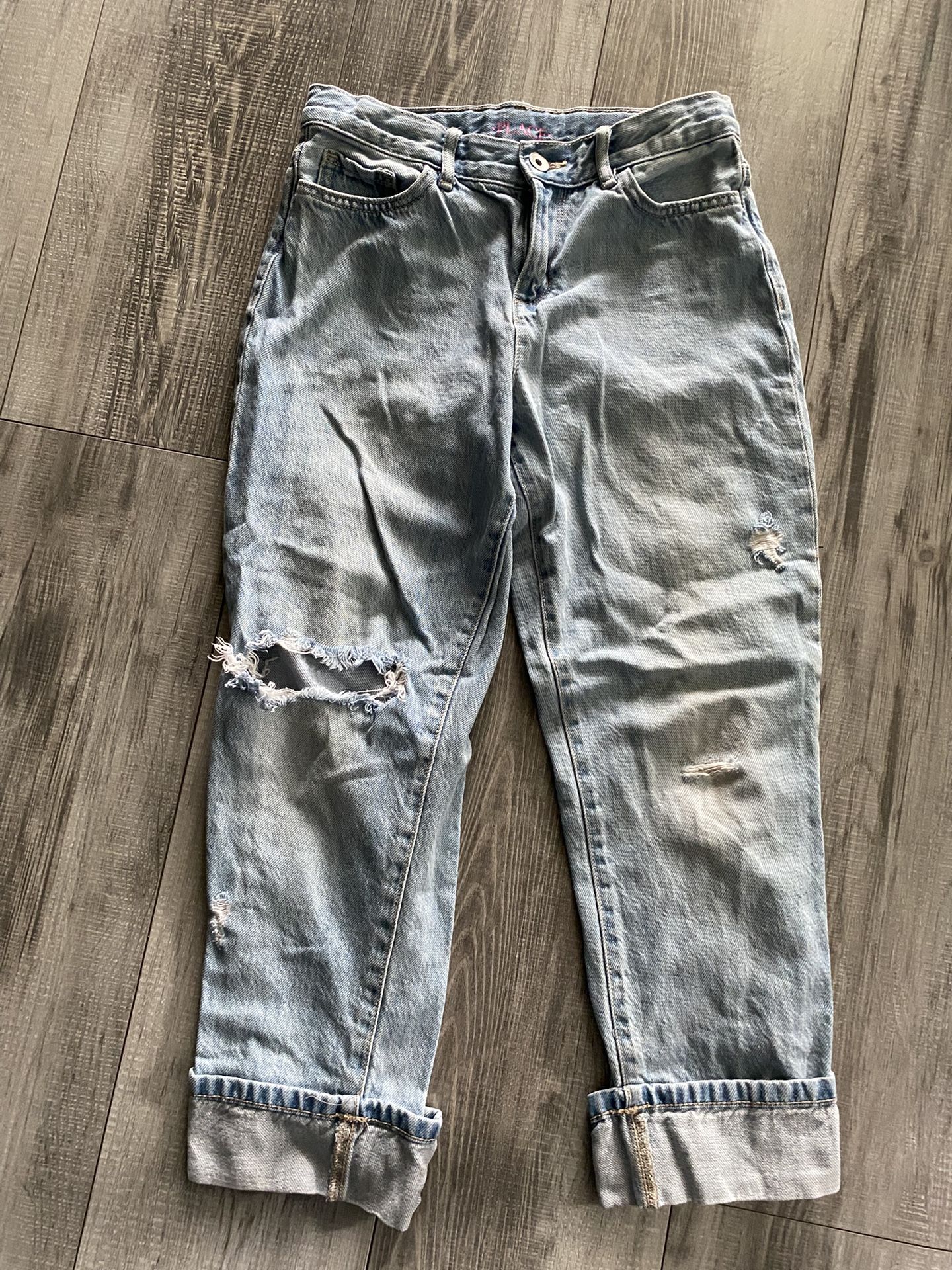 Girls Capri Jeans