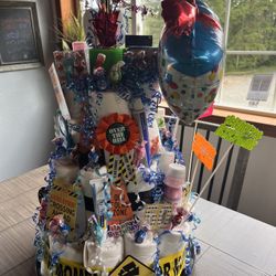 50th Birthday Diaper Cake 