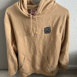 Supreme LACOSTE Hooded Sweatshirt (Light Brown)