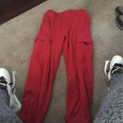 Red Joggers