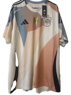 adidas Spain Away Shirt 2025/2026 Women's Football Team Jersey BNWT Men's 2XL
