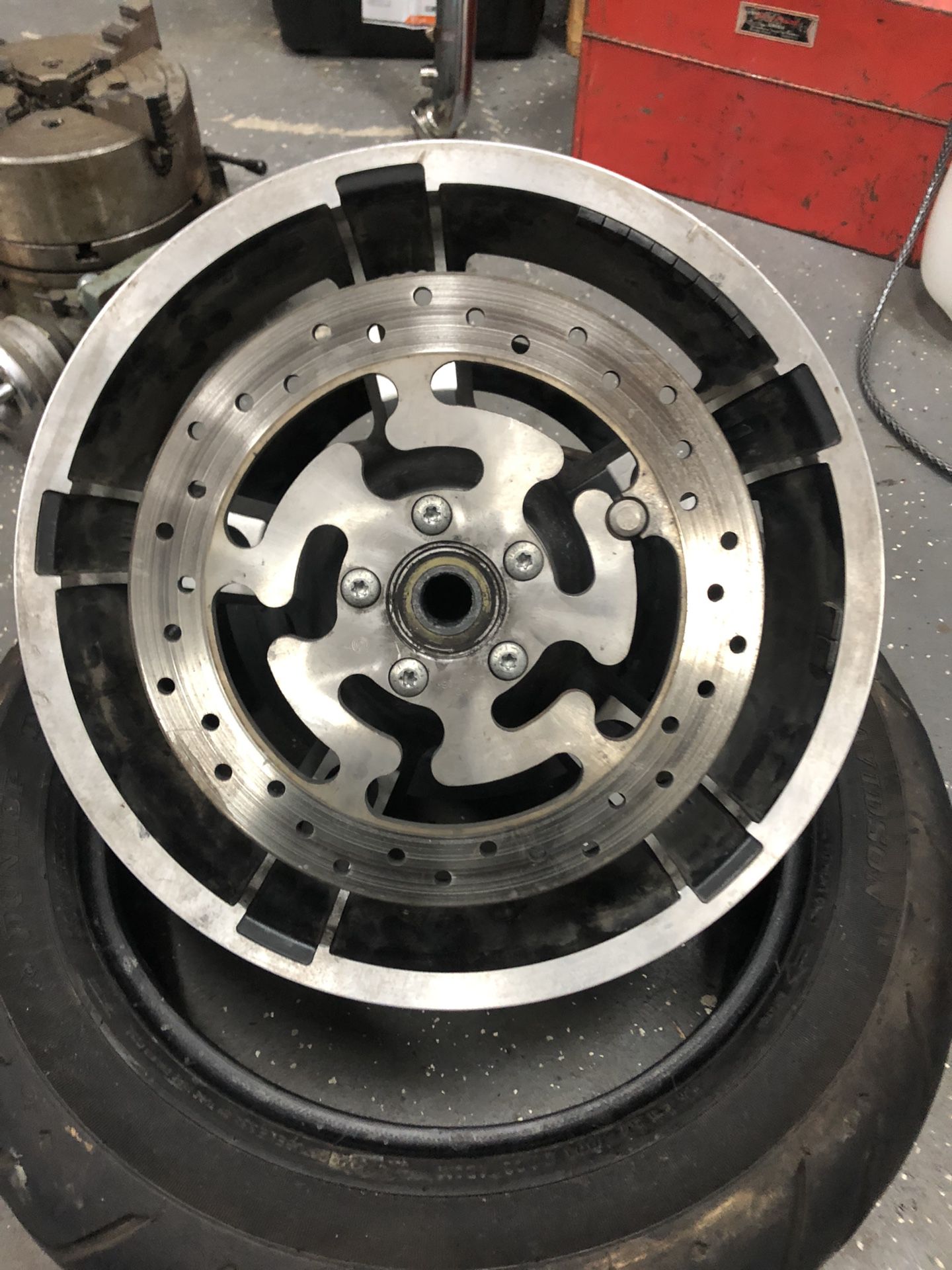 Harley Touring Rear Wheel And Tire