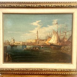 Antique Oil Painting After Vincenzo Chilone