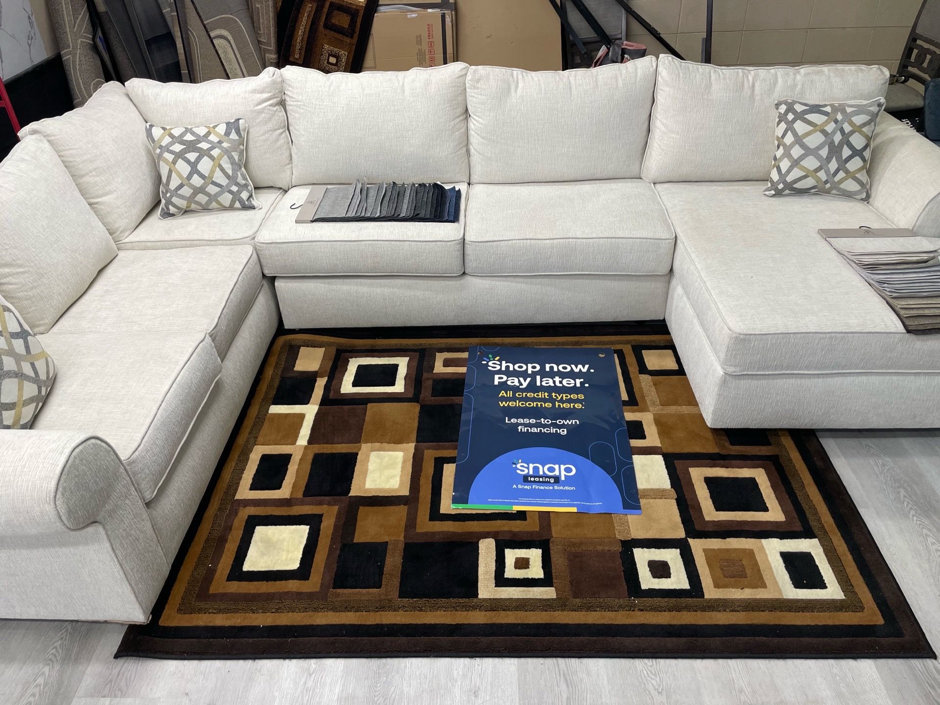 WHITE SECTIONAL