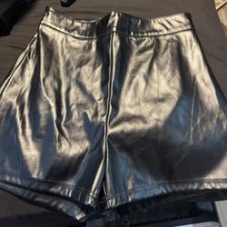 Leather Shorts 