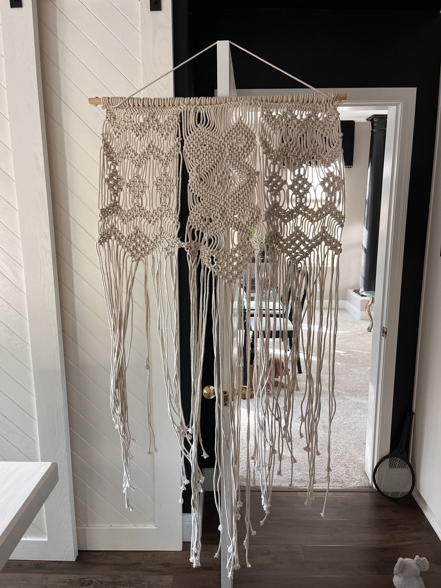 30x64 Boho Macrame Wall Hanging – Statement Decor Piece