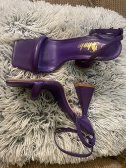 Purple Heels Size 7