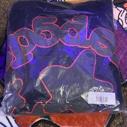 Black Beluga Outline Sp5der Hoodie