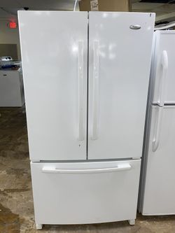 Whirlpool three door fridge very clean everything work we deliver