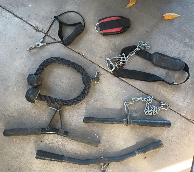 Cable Equipment Weigh Training All $65.00 (OR) Trade For Set Of Hex head 35lb Dumbbells