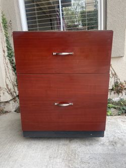 2 Drawer Filing Cabinet or Dresser or Nightstand 
