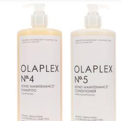 NEW! Olaplex Bond Maintenance Shampoo No.4 & Conditioner No.5 LITER SET/bundle