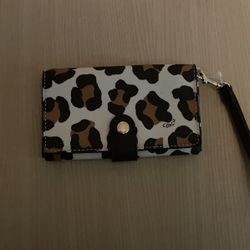 Leopard Coach Wallet