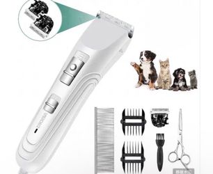 AIBORS Dog, Cat Shaver for Grooming High Power for Thick Heavy Coat Quiet White