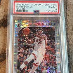 PSA 10 Jimmy Butler Pulsar 🔥 2019 Hoops Premium Stock GEM MINT 