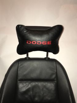 Dodge car pillows (pair)